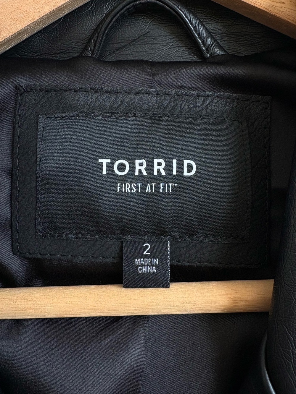 Torrid Leather Peplum Moto Jacket - Picture 6 of 7